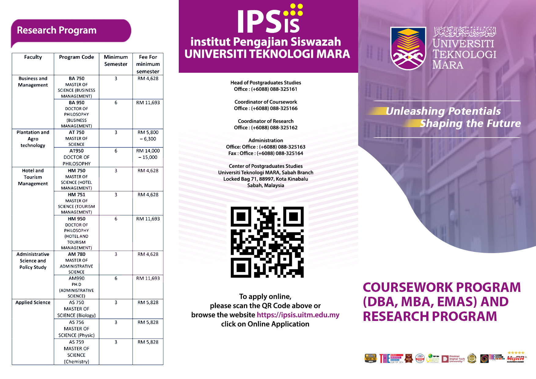 Kursus Yang Ditawarkan Di Uitm Sabah Rass Naa